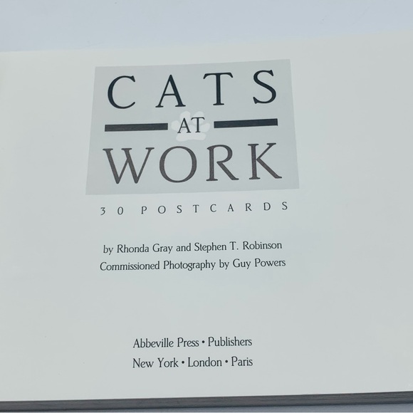 Cats at Work Postcard Book (1991, Abbeville Press) – 30 Vintage Postcards - Picture 2 of 10